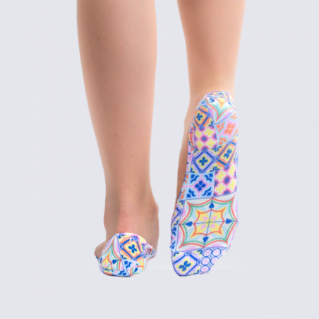Chaussettes Wigglesteps, chaussettes invisibles femme multicolore