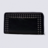 Pochette Lulu Castagnette, pochette femme en cuir noir