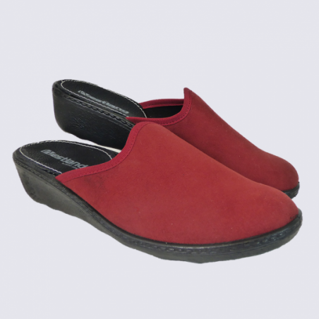 Mules Westland by Josef Seibel, mules hiver femme rouge