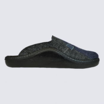 Mules Westland by Josef Seibel, mules confort homme en laine bleu foncé