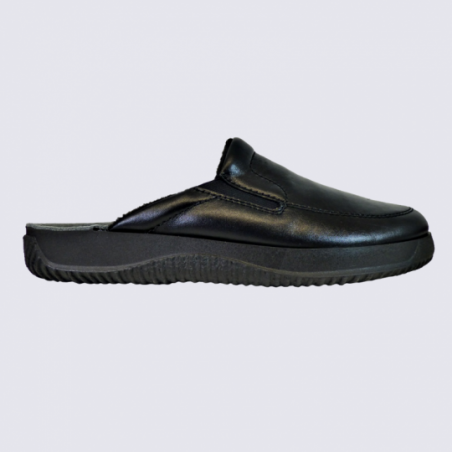 Mules Rohde, mules homme en cuir noir Mules Rohde, mules homme en cuir noir