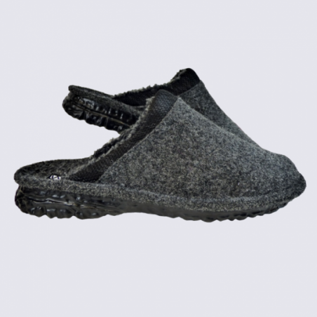 Mules Westland, mules confortables et chaudes homme anthracite