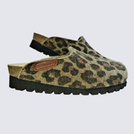 Mules Mobils, mules pour femme brun jaguar