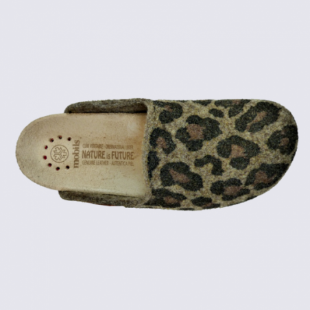 Mules Mobils, mules pour femme brun jaguar