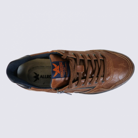 Baskets Allrounder, baskets confortables homme brun cognac Baskets Allrounder, baskets confortables homme brun cognac