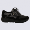 Chaussures Waldläufer, chaussures femme en cuir noir Chaussures Waldläufer, chaussures femme en cuir noir
