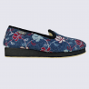 Chaussons Semelflex, chaussons charentaises chaudes femme bleu Chaussons Semelflex, chaussons charentaises chaudes femme bleu