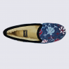 Chaussons Semelflex, chaussons charentaises chaudes femme bleu Chaussons Semelflex, chaussons charentaises chaudes femme bleu