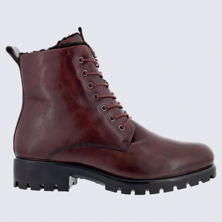 Bottines à lacets Ecco, bottines pour femme en cuir andorre