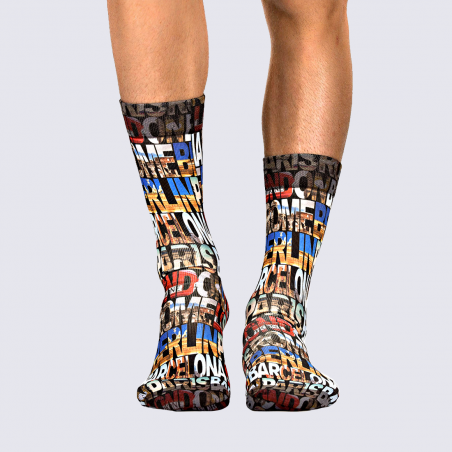 Chaussettes Wigglesteps, chaussettes tendances homme ville