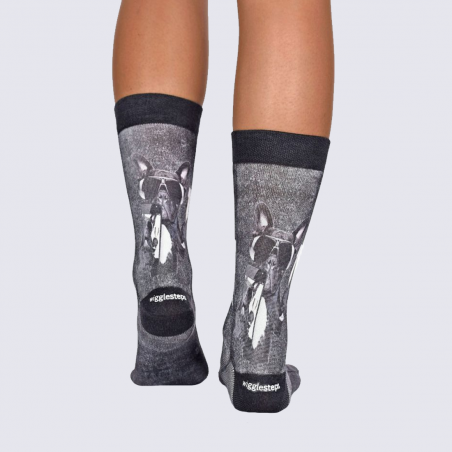 Chaussettes Wigglesteps, chaussettes tendances femme anthracite Chaussettes Wigglesteps, chaussettes tendances femme anthracite