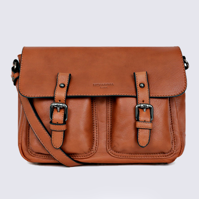 Sac hexagona online marron