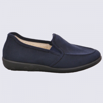 Chaussures Rohde, slippers confortables femme bleu