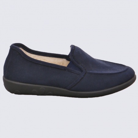 Chaussures Rohde, slippers confortables femme bleu