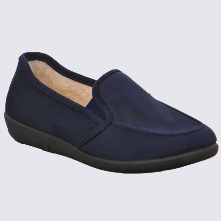 Chaussures Rohde, slippers confortables femme bleu