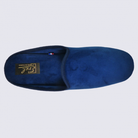 Mules Erel, mules confortables homme bleu