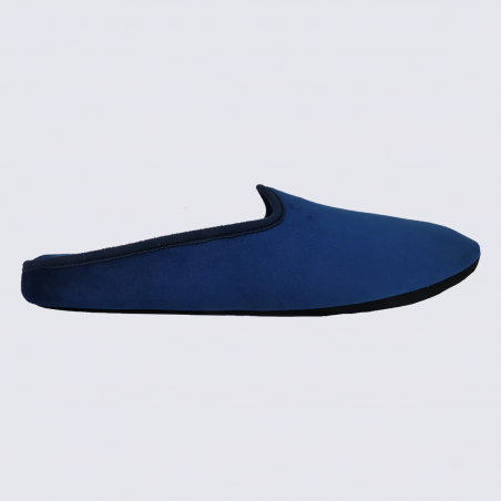 Mules Erel, mules confortables homme bleu