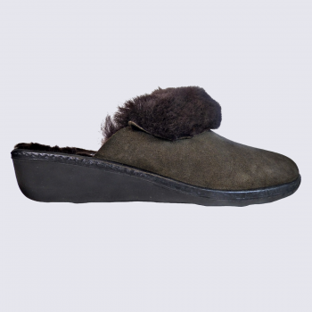 Mules Westland by Josef Seibel, mules fourrées femme moka