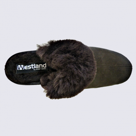Mules Westland by Josef Seibel, mules fourrées femme moka Mules Westland by Josef Seibel, mules fourrées femme moka