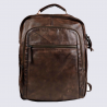 Sac à dos Bear, sac à dos pour ordinateur 15" et 17" homme en cuir brun Sac à dos Bear, sac à dos pour ordinateur 15" et 17" homme en cuir brun
