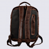 Sac à dos Bear, sac à dos pour ordinateur 15" et 17" homme en cuir brun Sac à dos Bear, sac à dos pour ordinateur 15" et 17" homme en cuir brun