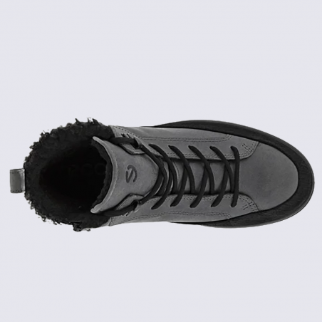 Chaussures montantes Ecco, chaussures hautes tendances homme noir titanium Chaussures montantes Ecco, chaussures hautes tendances homme noir titanium