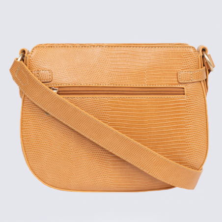 Sac à bandoulière Hexagona, sac à bandoulière femme ocre Sac à bandoulière Hexagona, sac à bandoulière femme ocre
