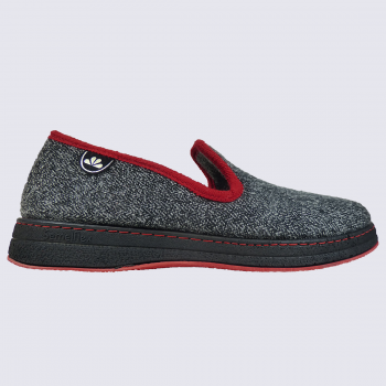 Chaussons Semelflex, chaussons charentaises chaudes homme anthracite
