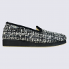 Chaussons Semelflex, chaussons charentaises chaudes femme en tweed gris Chaussons Semelflex, chaussons charentaises chaudes femme en tweed gris