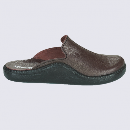 Mules Westland by Josef Seibel, mules confort homme en cuir bordeaux