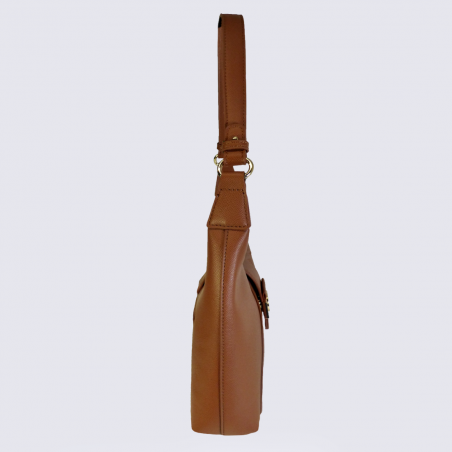 Sac porté épaule Georges Rech, petit sac porté épaule tendance femme camel