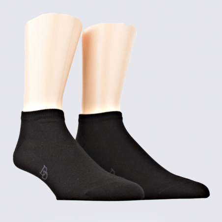 Chaussettes Doré Doré, chaussettes confort homme en coton Egyptien noir