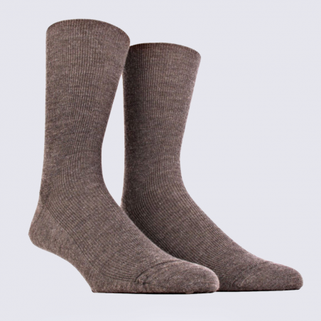 Chaussettes Doré Doré, chaussettes chaudes homme en laine et polyamide loutre