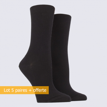 Lot de chaussettes Doré Doré, lot de chaussettes femme en coton noir