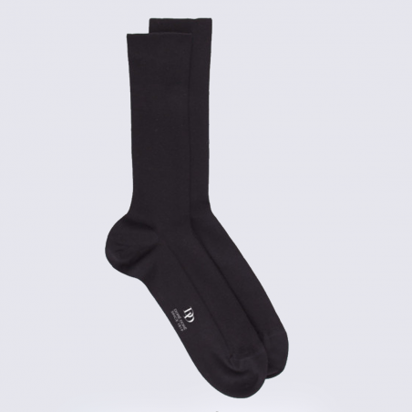 Chaussettes Doré Doré, chaussettes confortables homme en coton noir