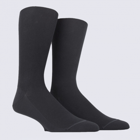 Chaussettes Doré Doré, chaussettes confortables homme en coton noir