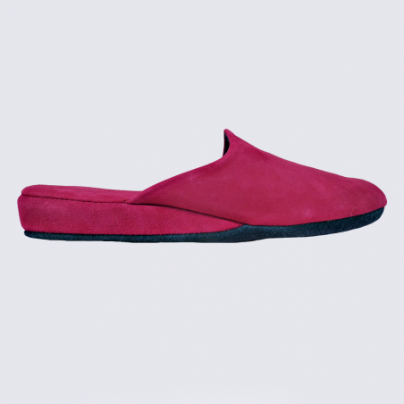 Mules Erel, mules confortables femme fuschia