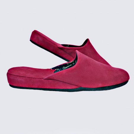 Mules Erel, mules confortables femme fuschia