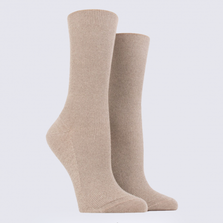 Chaussettes Doré Doré, chaussettes femme en coton cordage