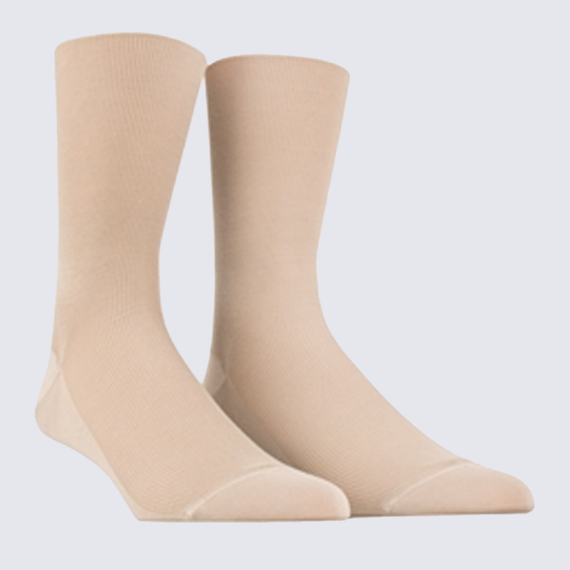 Chaussettes Doré Doré, chaussettes homme en coton grège