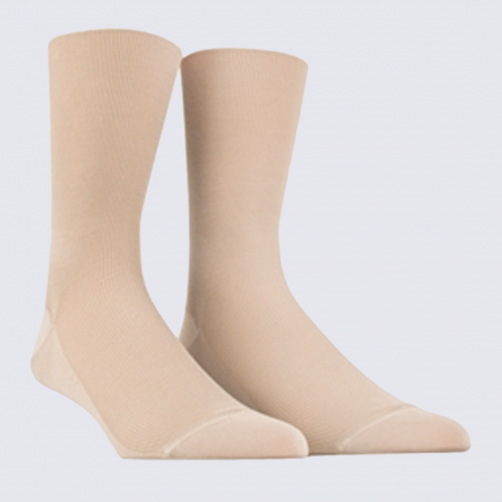 Chaussettes Doré Doré, chaussettes homme en coton grège