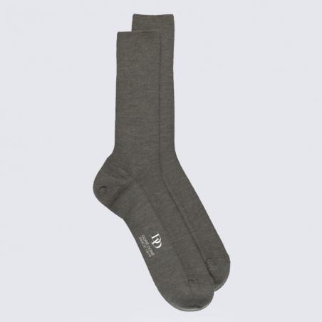 Chaussettes Doré Doré, chaussettes homme en laine Mérinos thuya