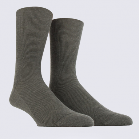 Chaussettes Doré Doré, chaussettes homme en laine Mérinos thuya