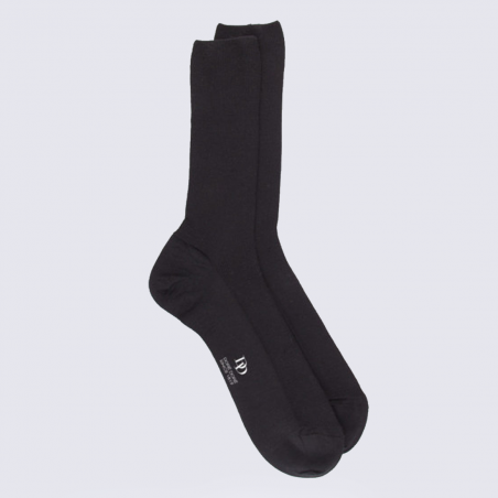 Chaussettes Doré Doré, chaussette chaudes homme en laine Mérinos noir