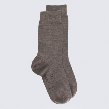 Chaussettes Doré Doré, chaussettes femme en laine et coton loutre