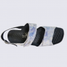 Sandales Vital, sandales à talons tendance femme en cuir bleu Sandales Vital, sandales à talons tendance femme en cuir bleu