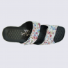 Mules Vital, mules à talons tendance femme en cuir fleurs blanc Mules Vital, mules à talons tendance femme en cuir fleurs blanc
