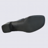 Mules Vital, mules à talons tendance femme en croco vernis ocean Mules Vital, mules à talons tendance femme en croco vernis ocean