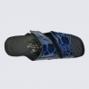 Mules Vital, mules à talons tendance femme en croco vernis ocean Mules Vital, mules à talons tendance femme en croco vernis ocean