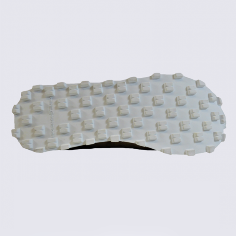 Baskets K&S, baskets tendances fourrées femme en cuir caillou